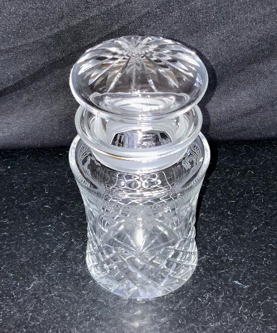 Early 1900's glass pickle jar